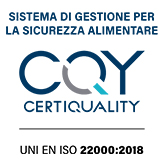 UNI EN ISO 22000:2018 – Sistema di gestione per la sicurezza alimentare.